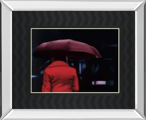 Lady In Red By Visa, X 34X40 Mirror Frame Print