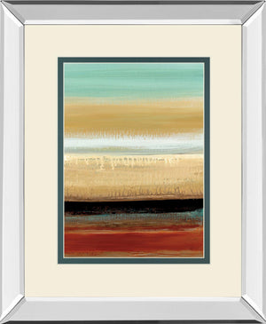Horizon Lines I By Tesla, C 34X40 Mirror Frame Print