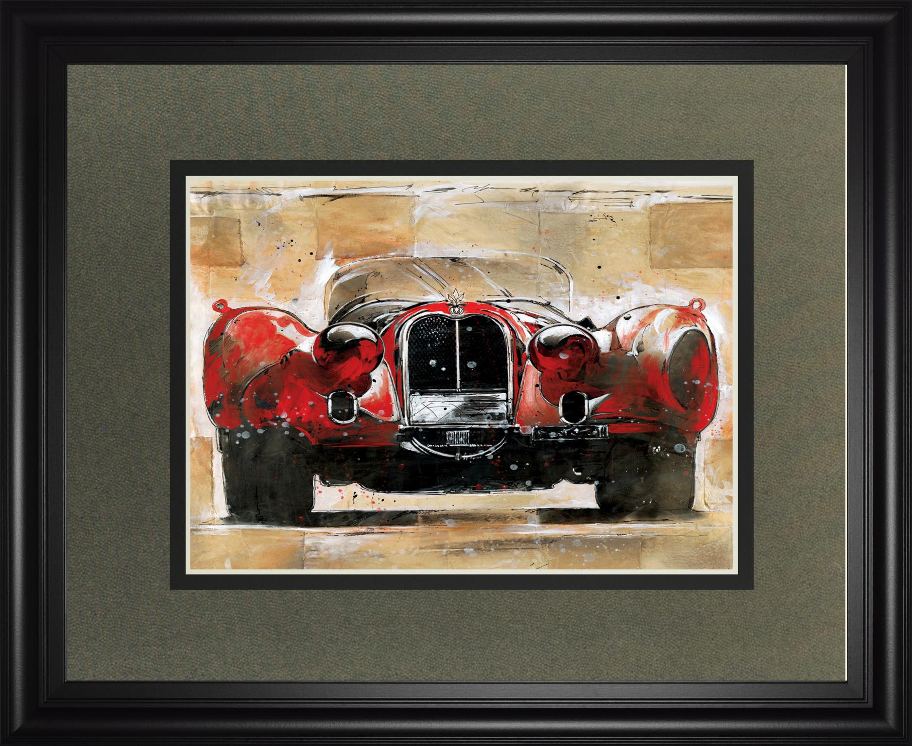 Vintage Red By Wiley, M.G. 34X40 Framed Print