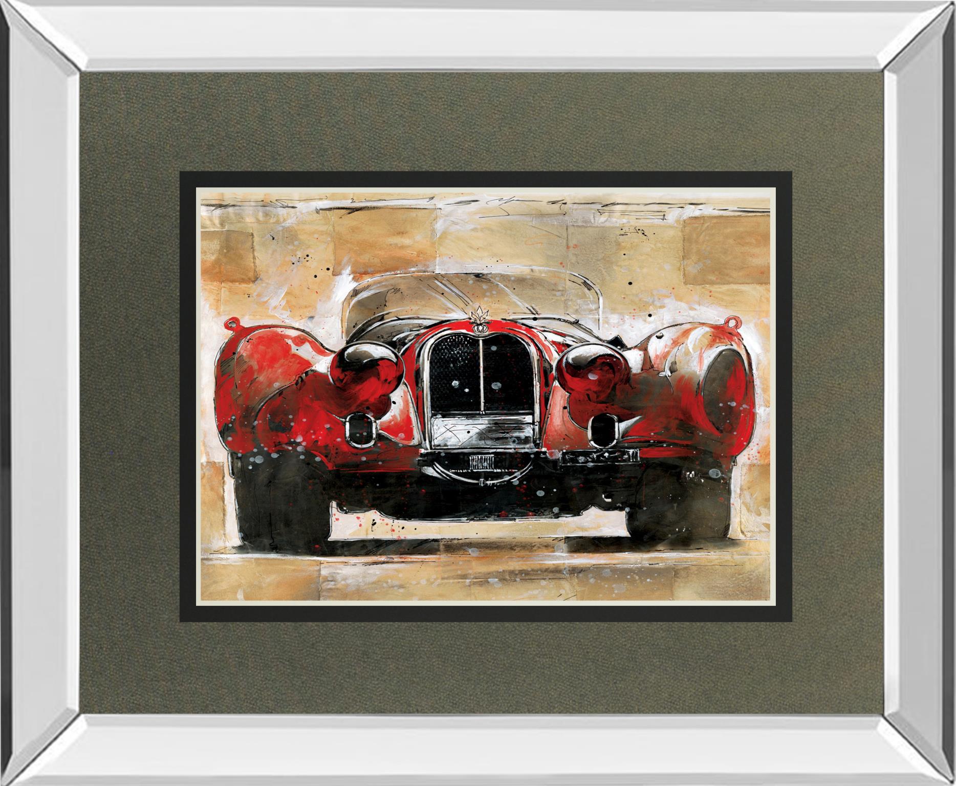 Vintage Red By Wiley, M.G. 34X40 Mirror Frame Print