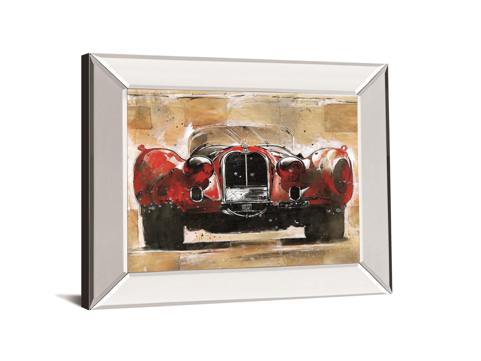 Vintage Red By Wiley, M.G. 34X40 Mirror Frame Print