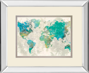 No Borders By Fontaine, S. 34X40 Mirror Frame Print