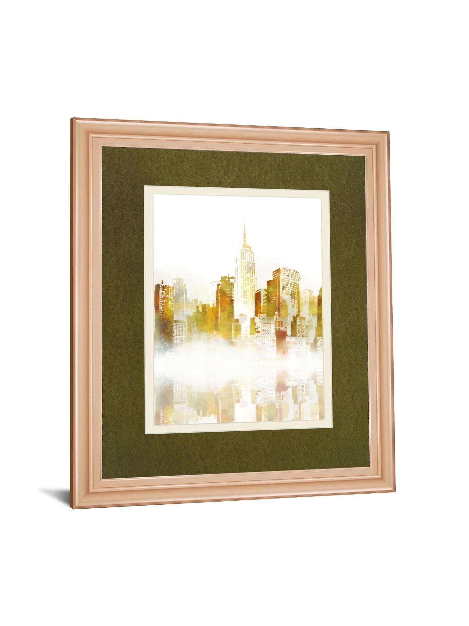 New York Sketch By Ken Roko 34X40 Framed Print