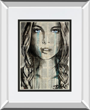 Blue Shore By Loui Jover 34X40 Mirror Frame Print