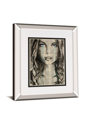 Blue Shore By Loui Jover 34X40 Mirror Frame Print
