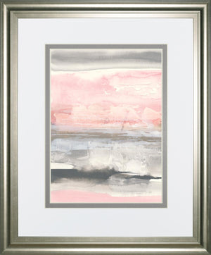 Charcoal And Blush Ii By Chris Paschke 34X40 Framed Print