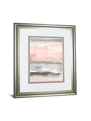 Charcoal And Blush Ii By Chris Paschke 34X40 Framed Print