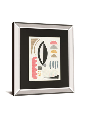 Mixed Shapes Ii By Courtney Prahl 34X40 Mirror Frame Print