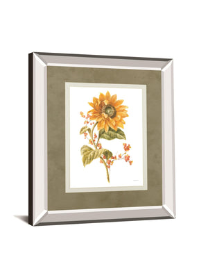 Floursack Autumn I On White By Danhui Nai 34X40 Mirror Frame Print