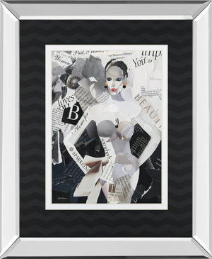 Fashion Mosaic I By Carol Robinson 34X40 Mirror Frame Print