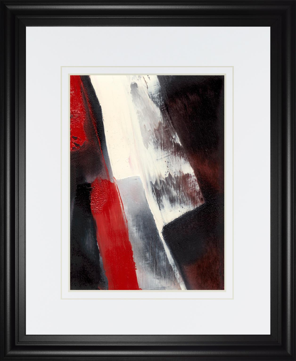 Red Streak I By Sharon Gordon 34X40 Framed Print