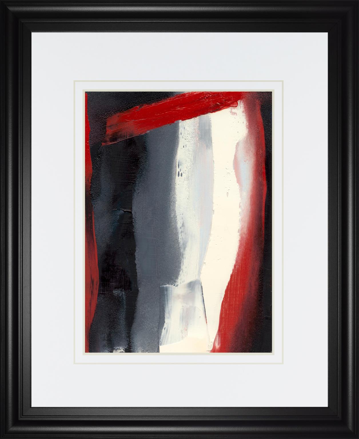 Red Streak Ii By Sharon Gordon 34X40 Framed Print