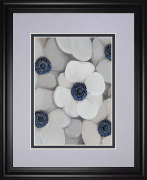 White Anemone I By Tim Otoole 34X40 Framed Print