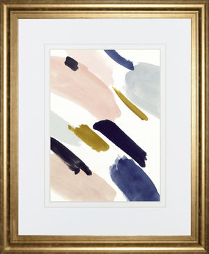 Brushmarks I By Victoria Borges 34X40 Framed Print