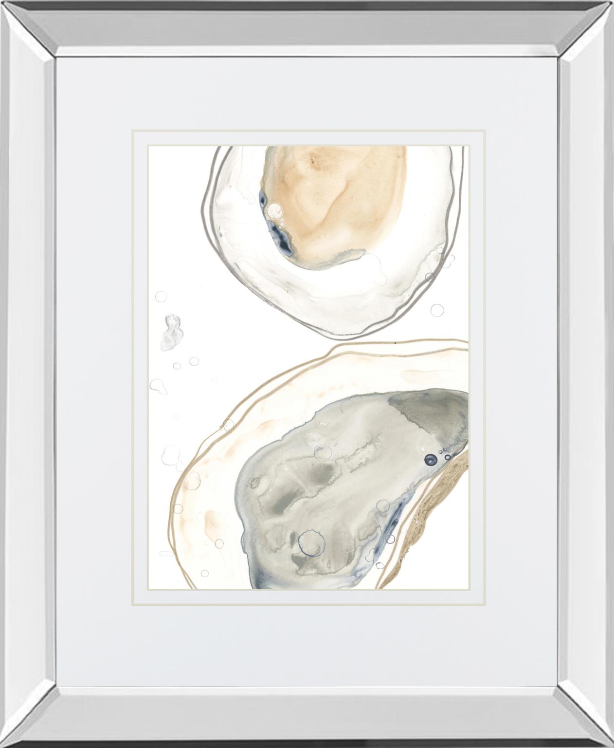 Ocean Oysters I By June Erica Vess 34X40 Mirror Frame Print