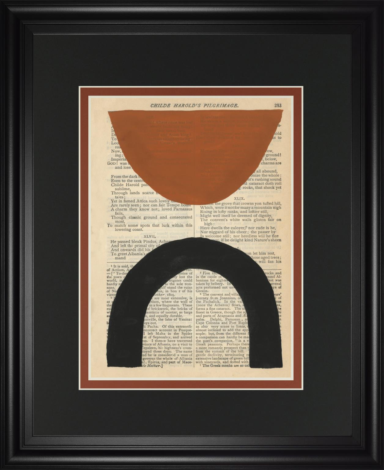 Modern Prose I By RenéE W. Stramel 34X40 Framed Print