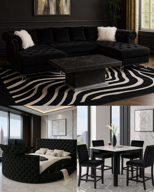 Dynasty Black 3-Room Package