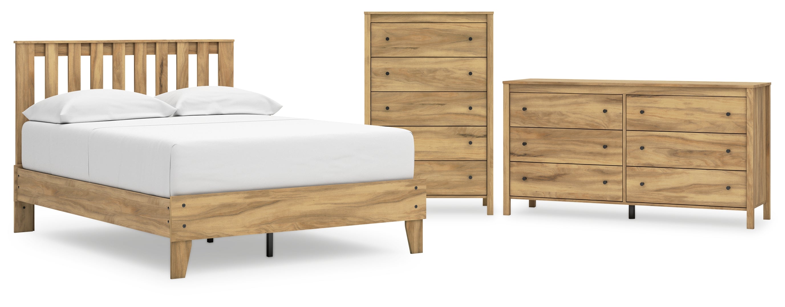 Bermacy Panel Headboard Bedroom Set