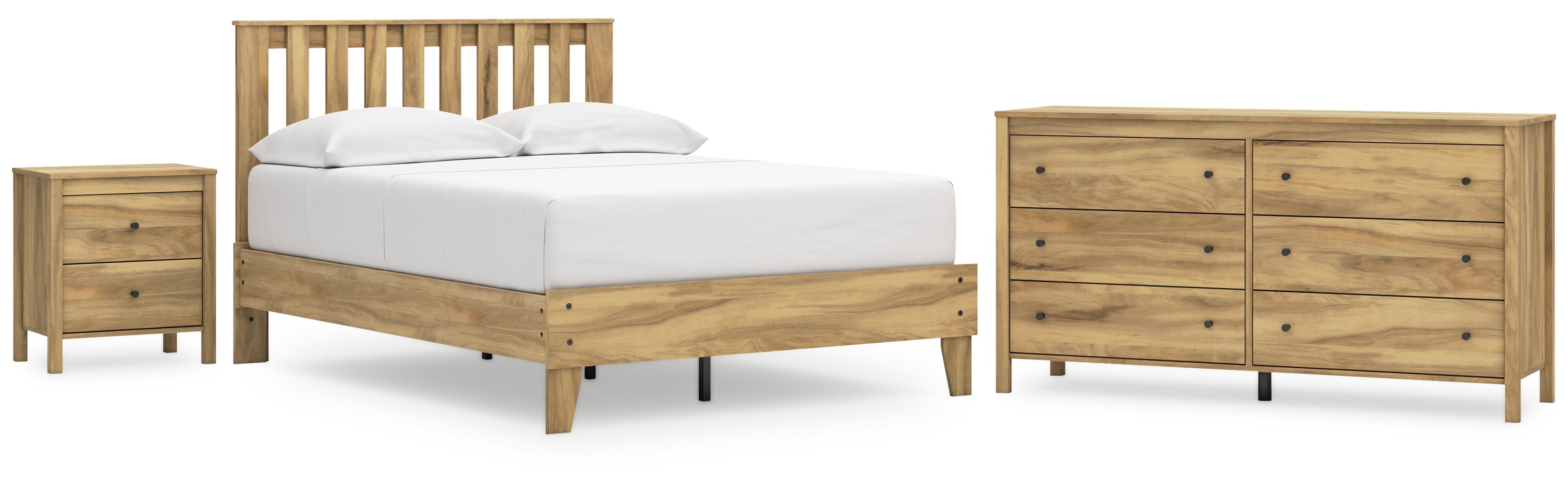 Bermacy Panel Headboard Bedroom Set