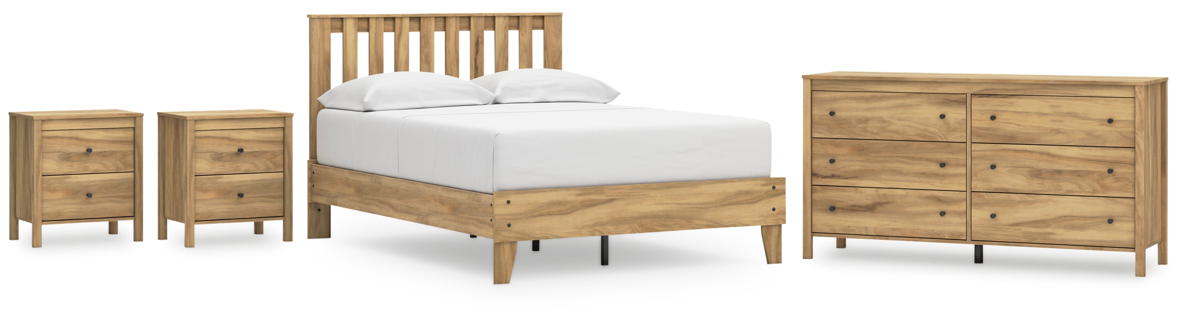 Bermacy Panel Headboard Bedroom Set