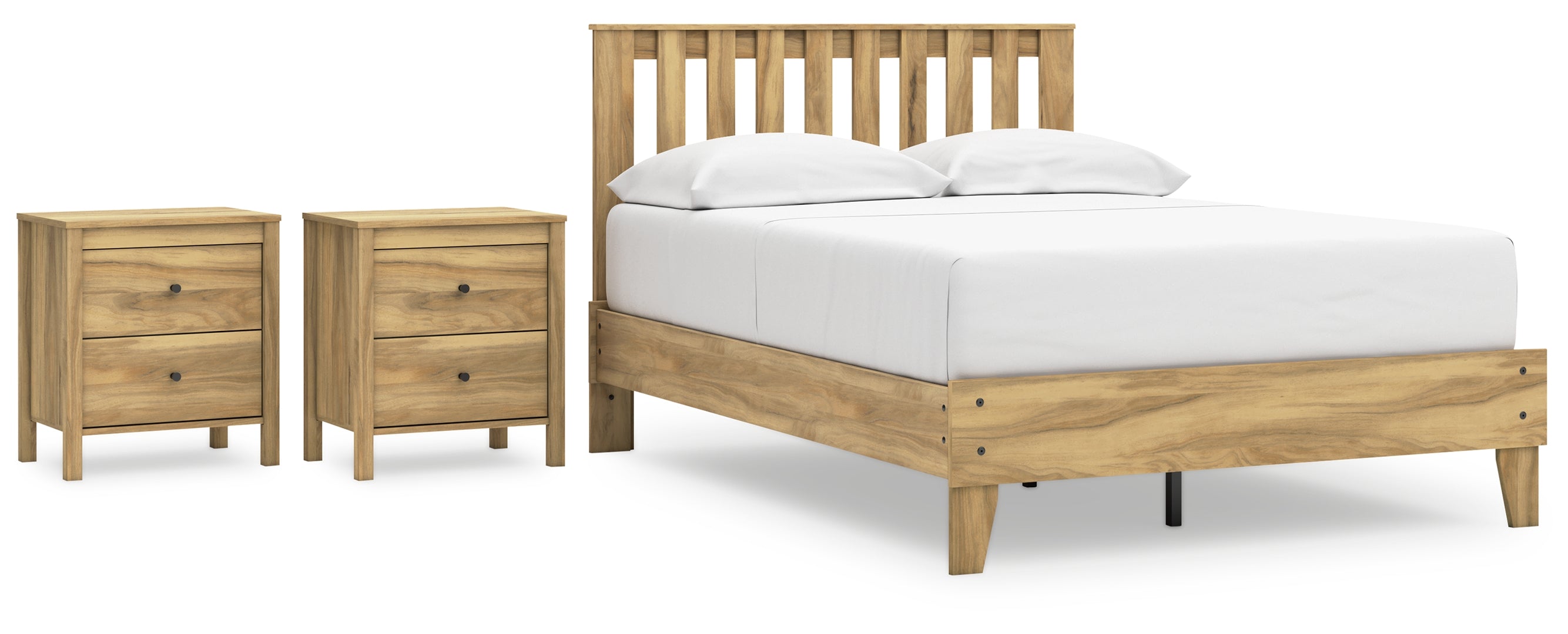 Bermacy Panel Headboard Bedroom Set