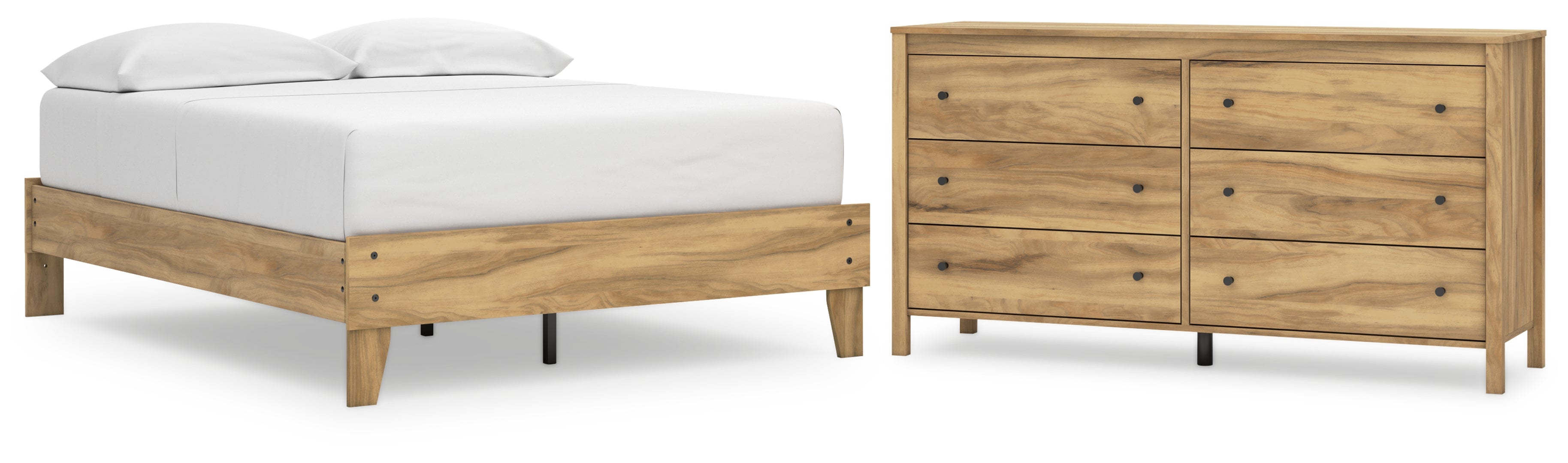 Bermacy Panel Headboard Bedroom Set