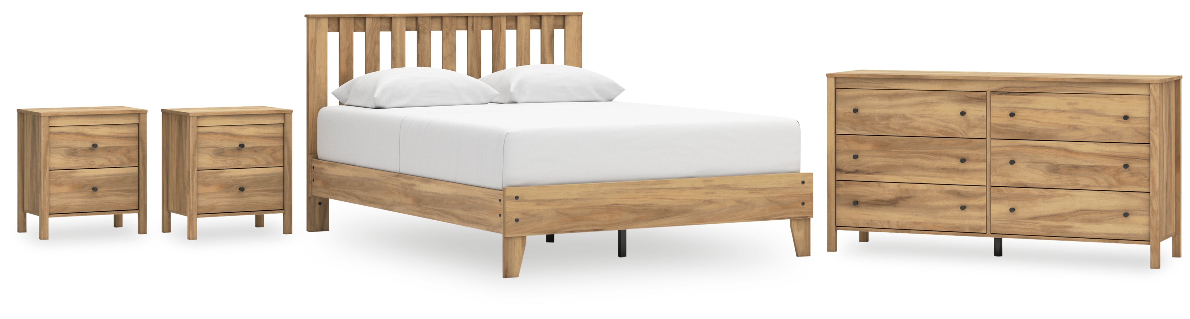 Bermacy Panel Headboard Bedroom Set