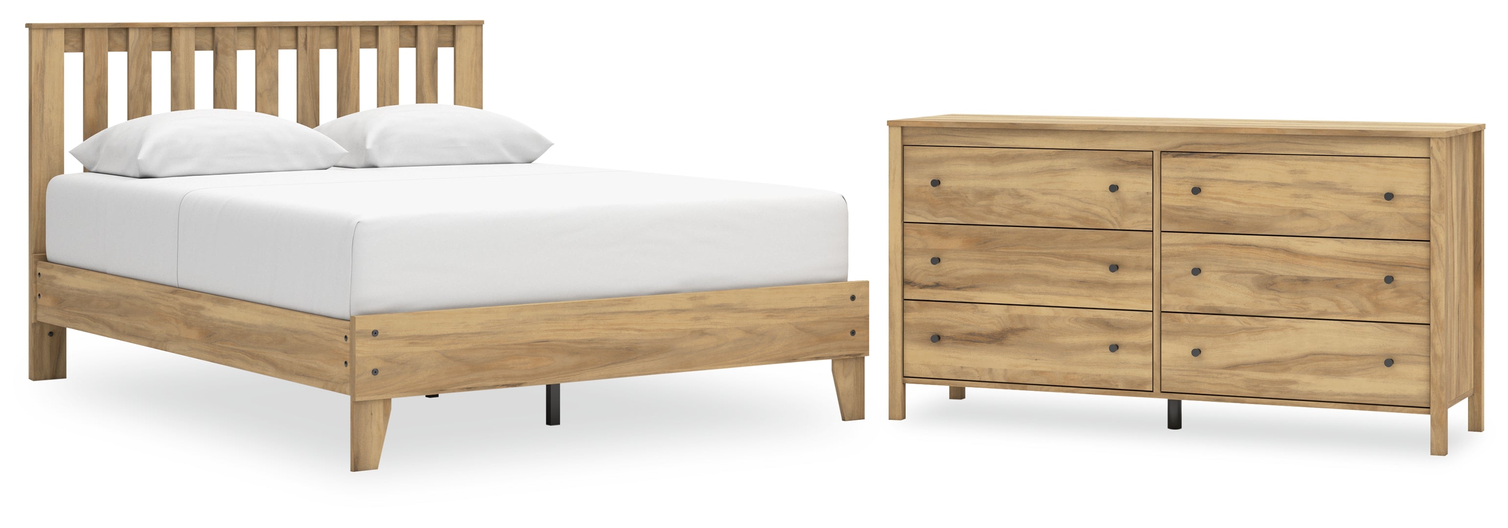 Bermacy Panel Headboard Bedroom Set