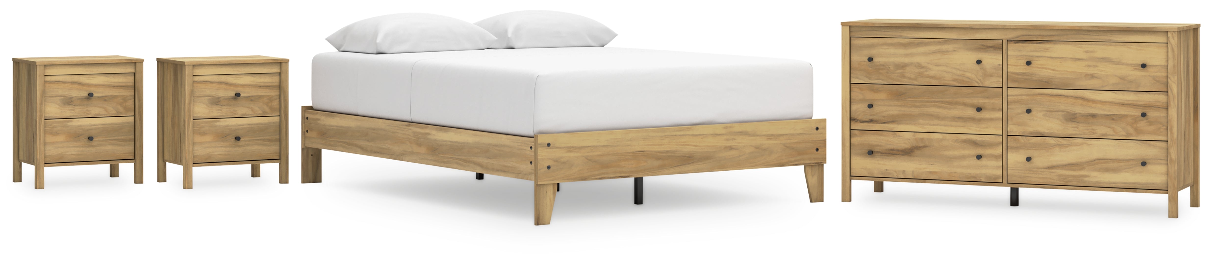 Bermacy Panel Headboard Bedroom Set