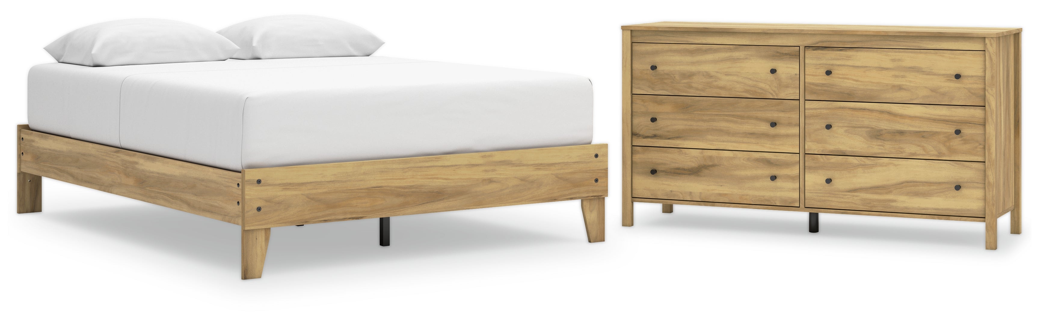 Bermacy Panel Headboard Bedroom Set