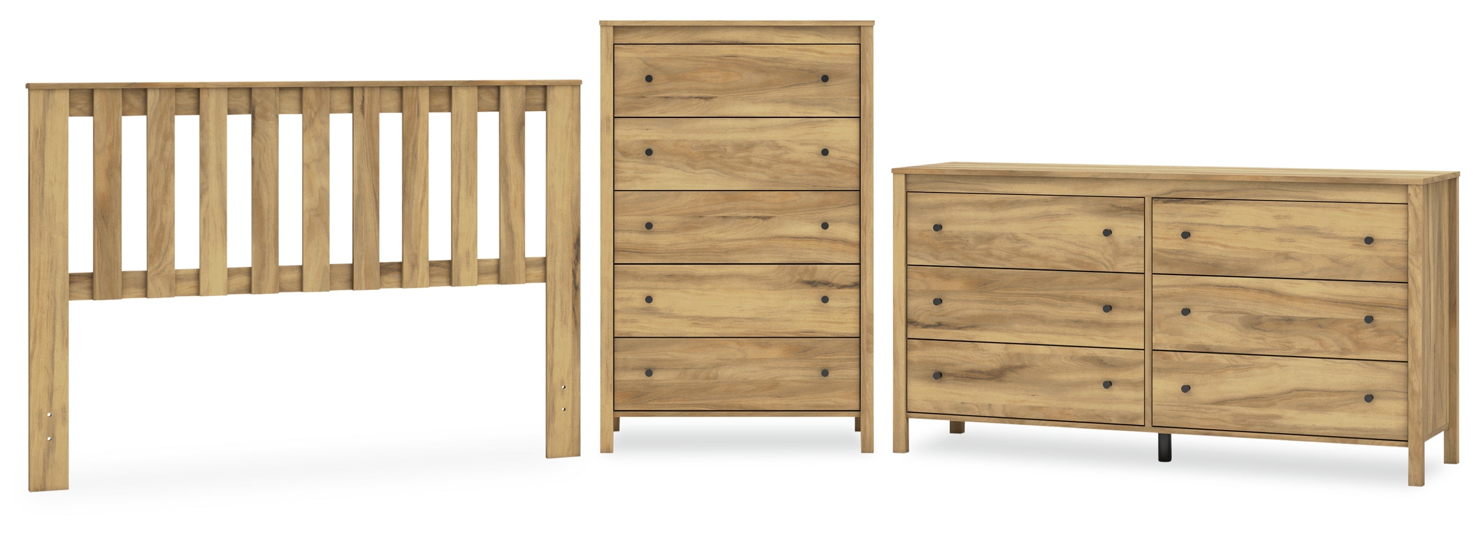 Bermacy Panel Headboard Bedroom Set