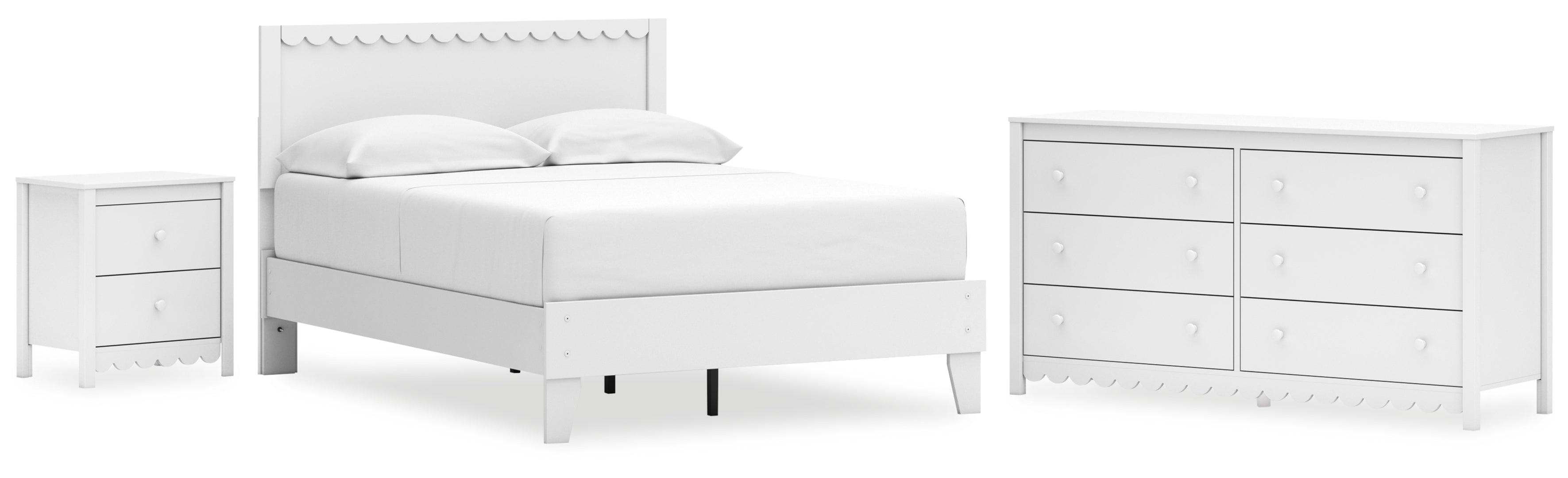 Gerridan White Panel Bedroom Set