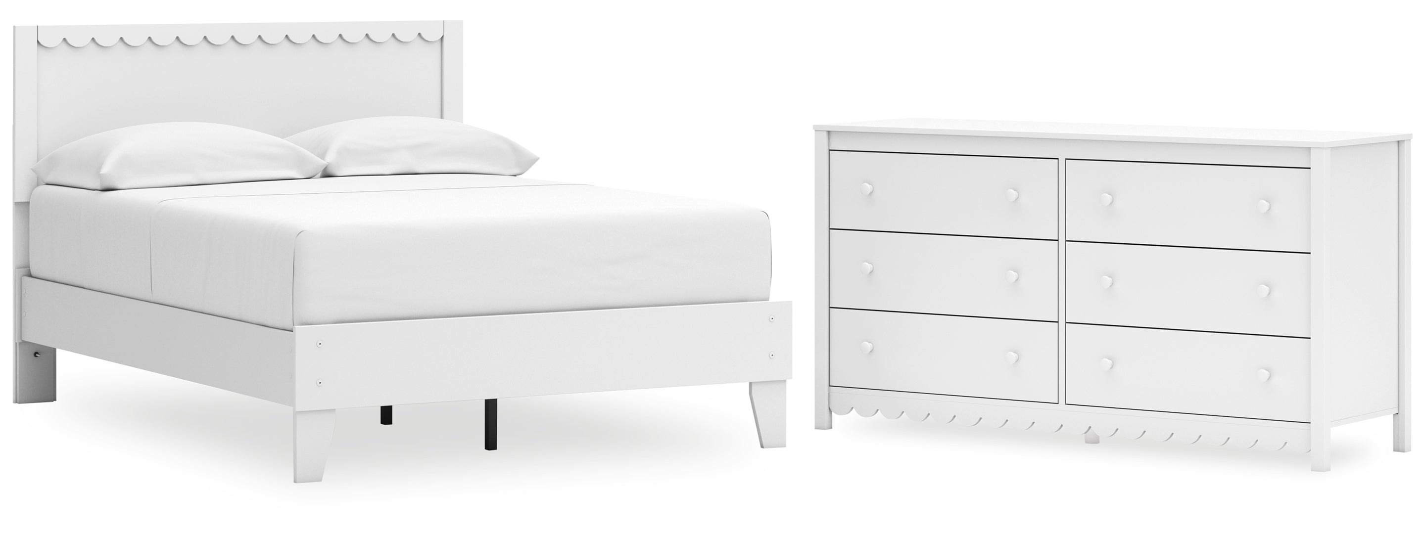 Gerridan White Panel Bedroom Set
