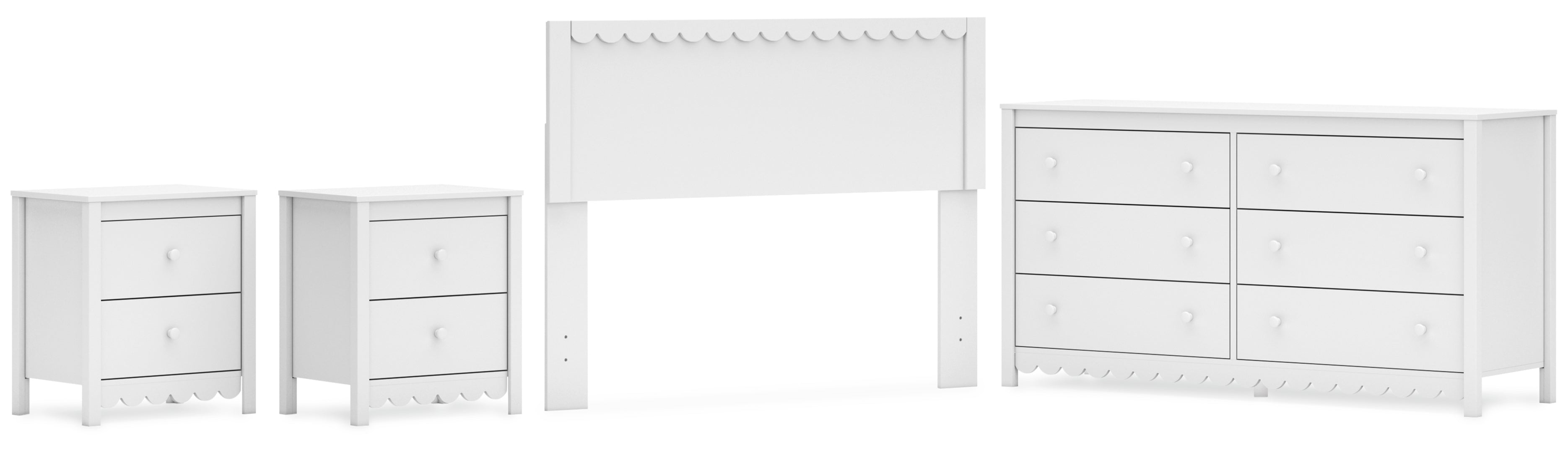 Gerridan White Panel Bedroom Set