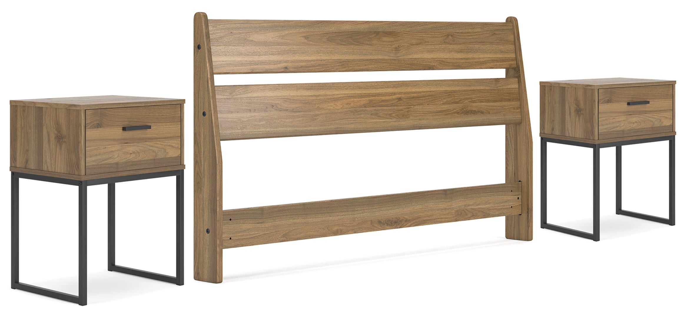 Deanlow Brown Panel Headboard Bedroom Set