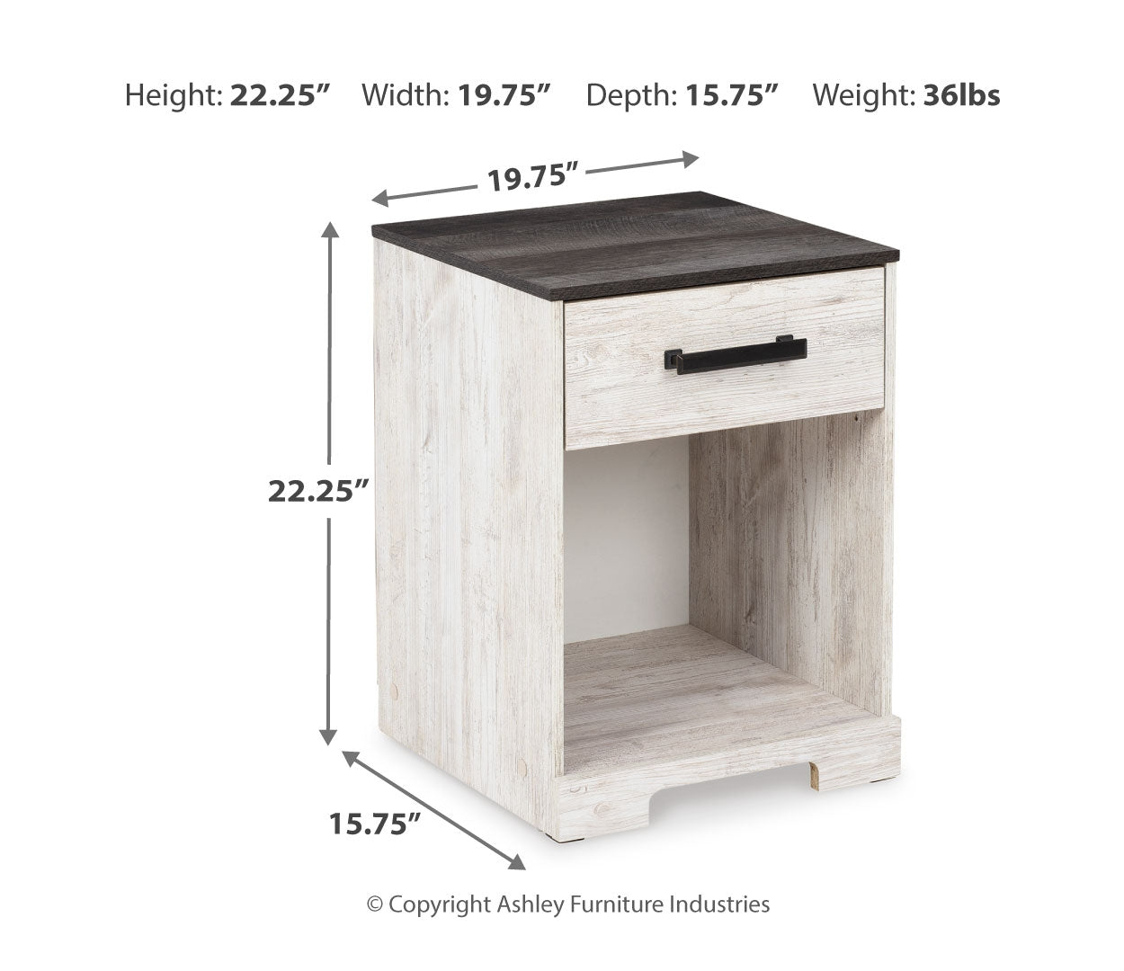 Shawburn One Drawer Night Stand