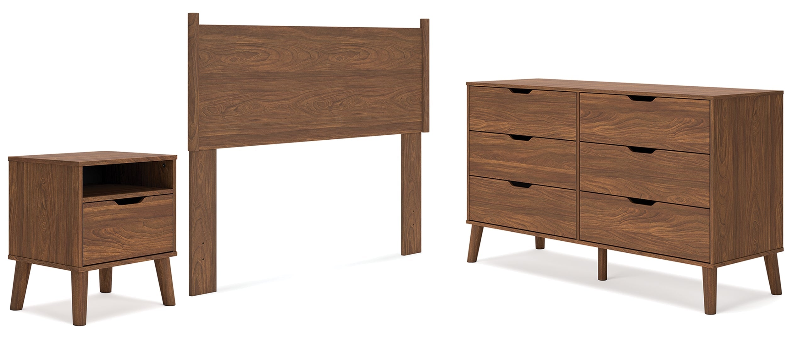 Fordmont Brown Panel Headboard Bedroom Set