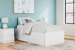Onita Panel Platform Bed with 2 Side Storage