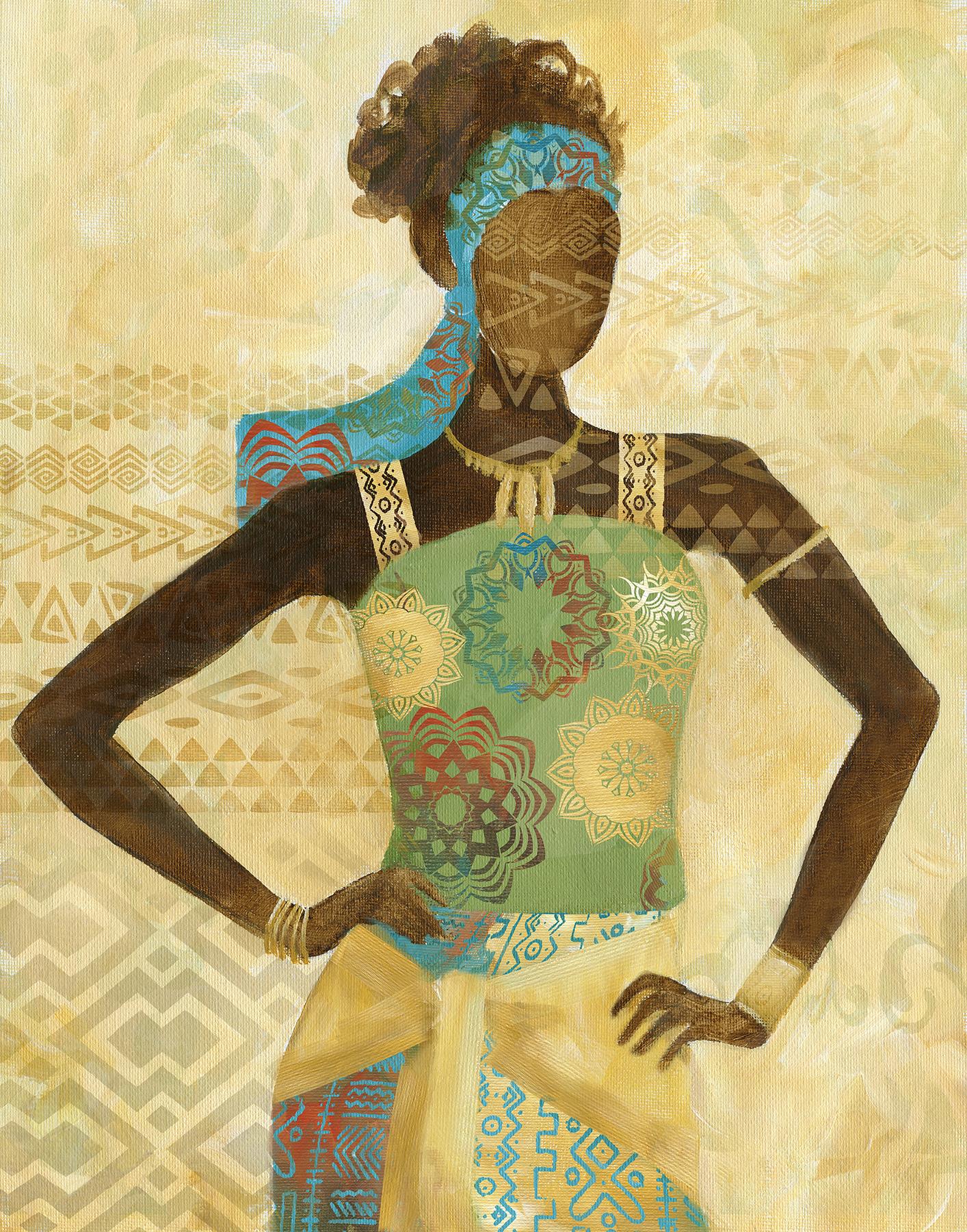 Tribal Vision I By Nan (Framed) Giclee Canvas