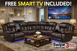 ACE26 Brown Reclining Sectional