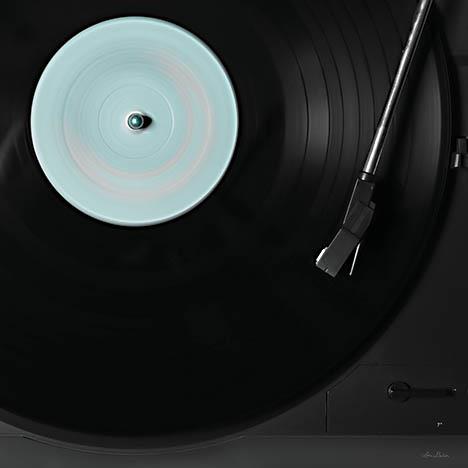 Turntable Tune By Lori Deiter (Framed)(Small) Giclee Canvas