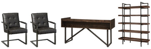 Starmore Home Office Desk with Chair and Storage