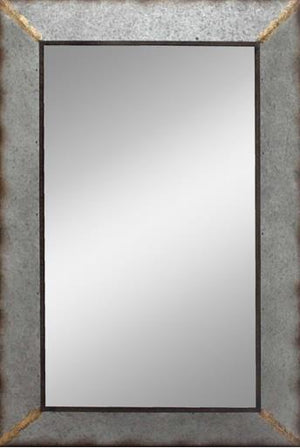 Metal Wall Mirror Mixed Media