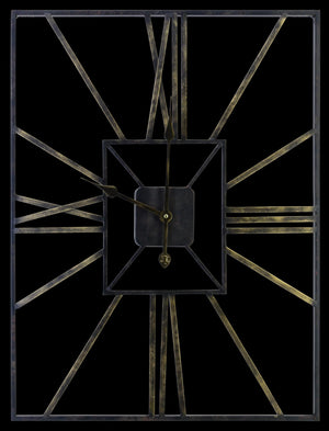 Metal Wall Clock Mixed Media