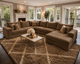 S320 Couduroy Sectional – Limited Time Offer