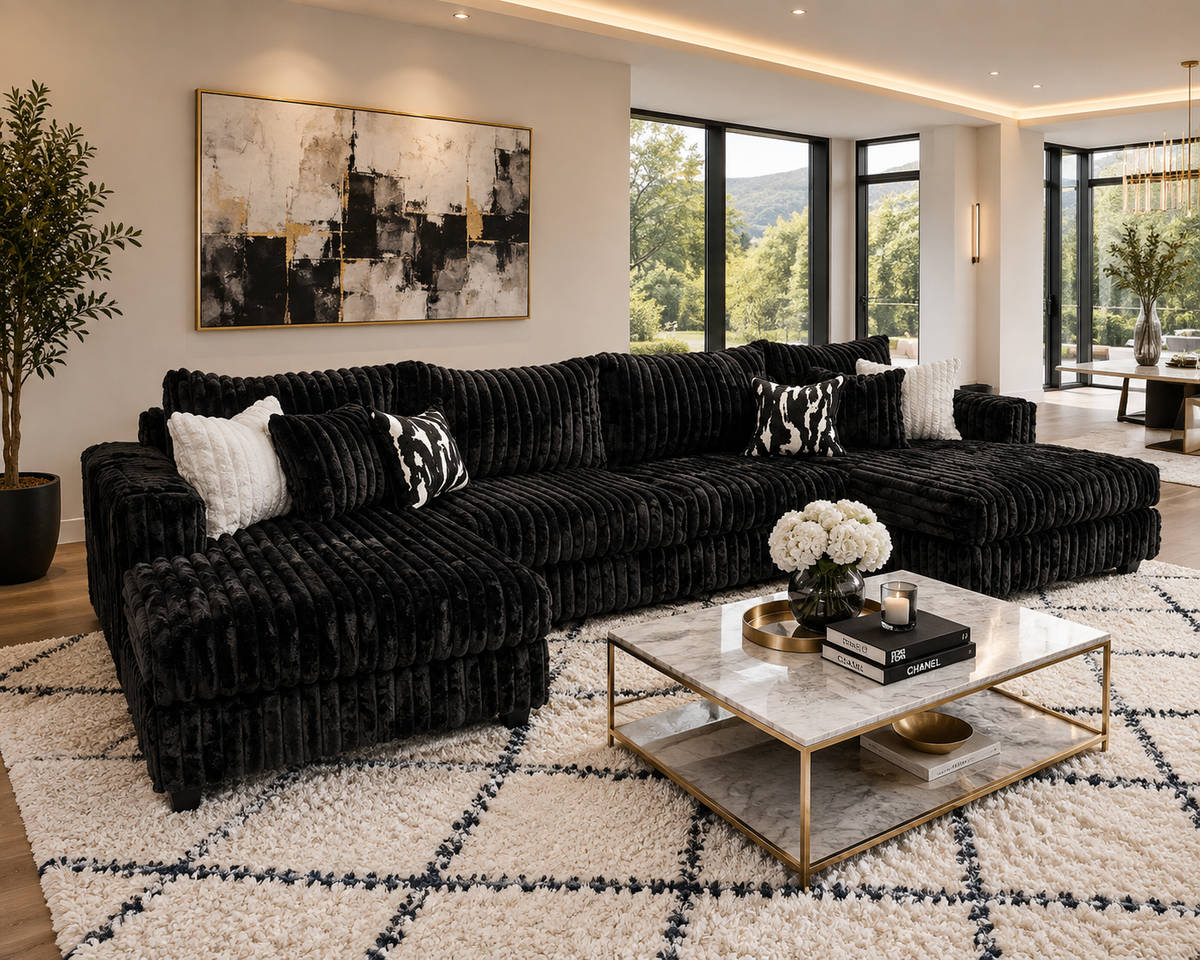 9600 Couduroy Sectional – Limited Time Offer