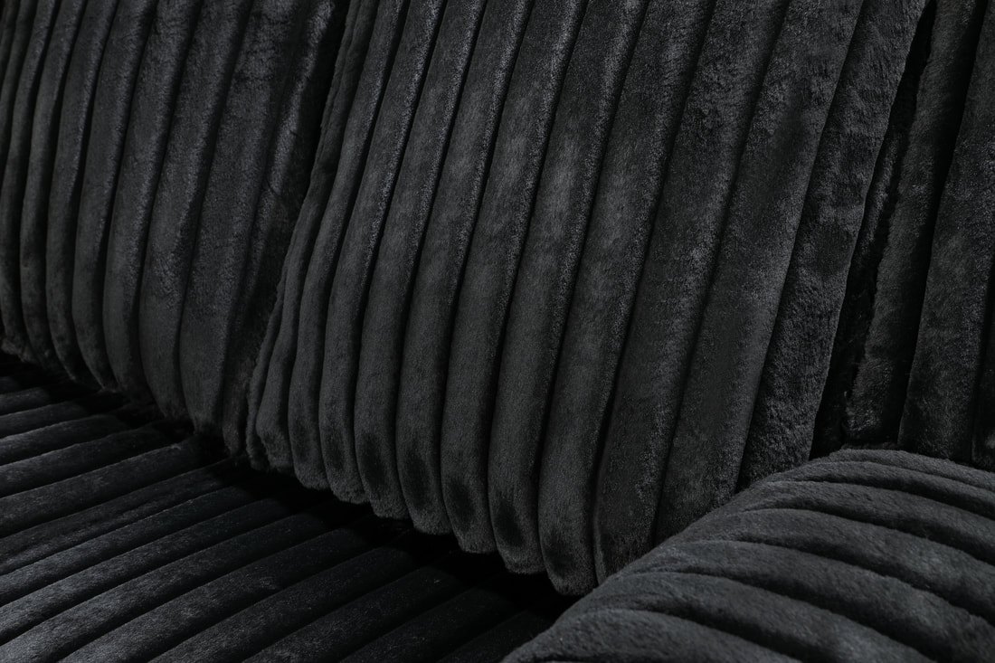 Flash Black Power Reclining Sectional
