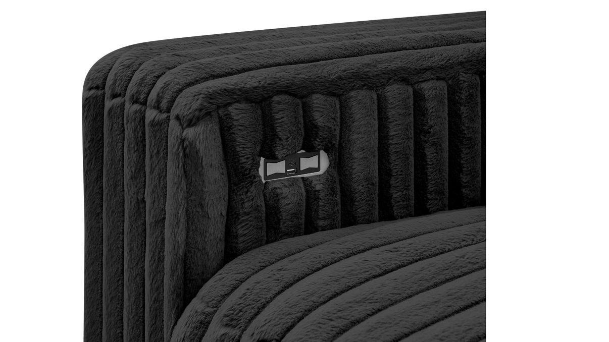 Rana Sectional – Black