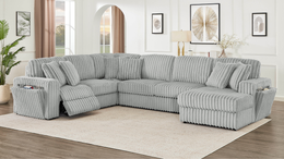 Rana Sectional – Grey