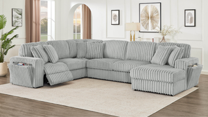 Rana Sectional – Grey